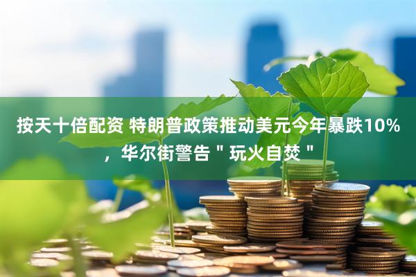 按天十倍配资 特朗普政策推动美元今年暴跌10%，华尔街警告＂玩火自焚＂
